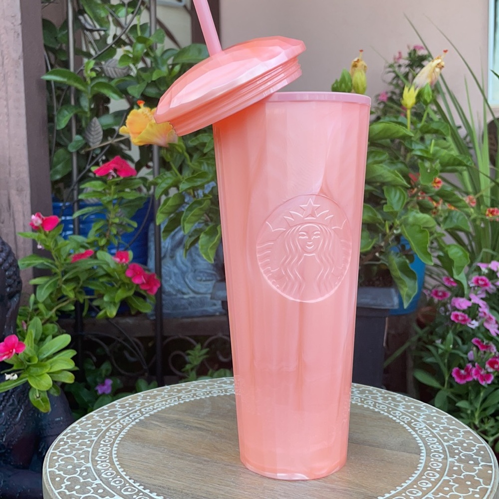 NEW❣️ Peach Sorbet Starbucks Venti Cold Cup Tumbler